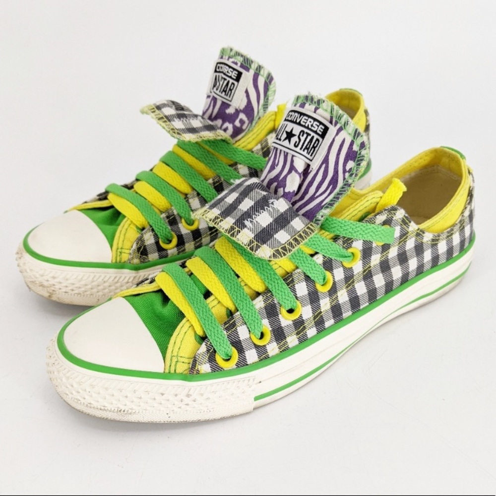 Converse Chuck Taylor lightly worn double upper sneakers.